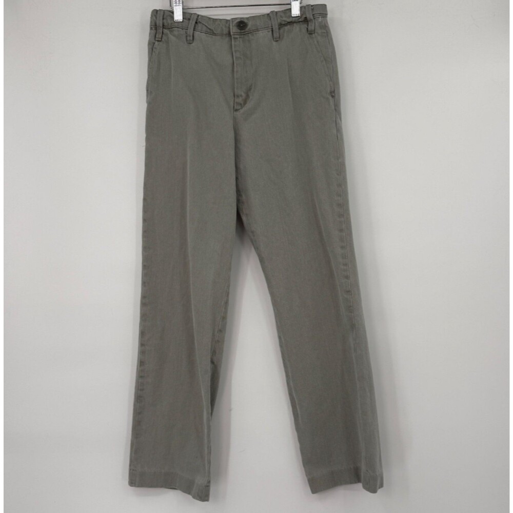 ZARA Women's XS Cotton Trouser Pants Light Green Grunge Preppy - Picture 1 of 8